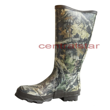 Fashion Camo Wide Kalb Gummi Regen Stiefel (16930)